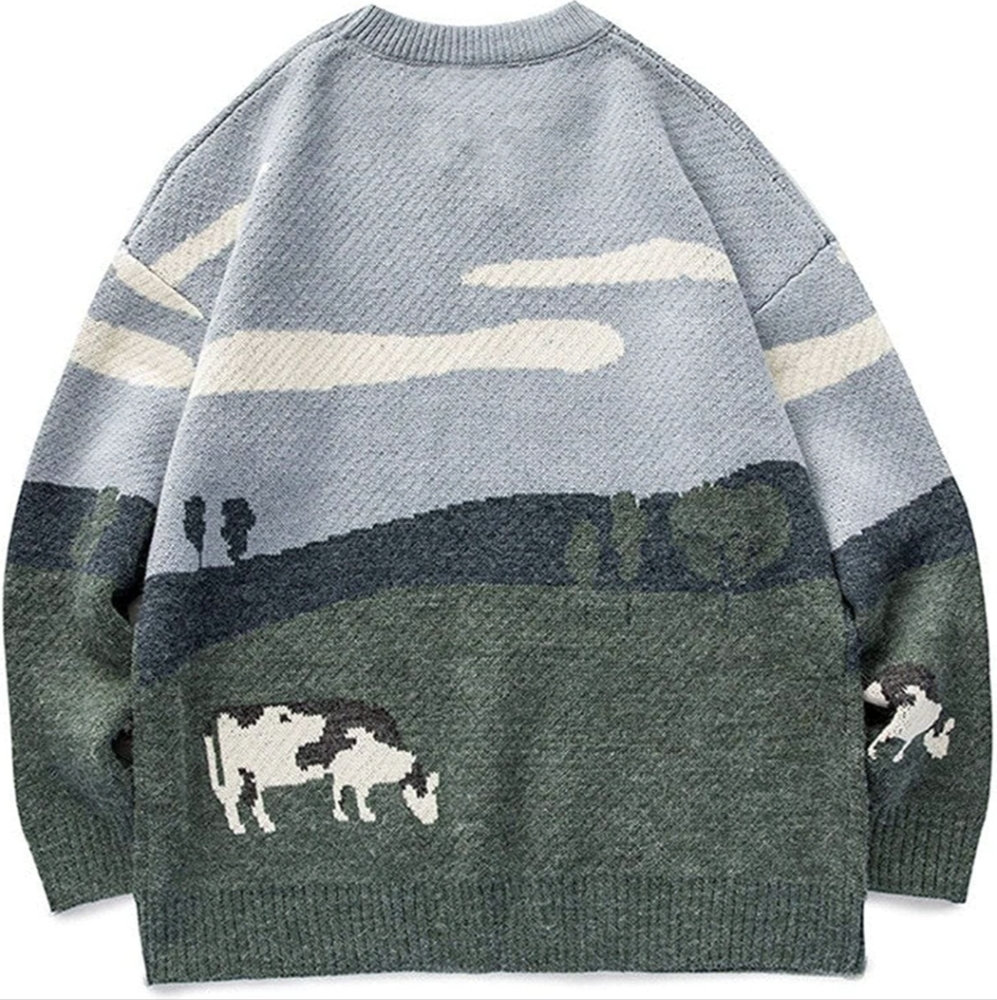 Aelfric Eden Cow Sweater Small